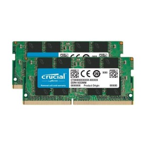 Crucial - DDR4 - kit - 32 GB 2 x 16 GB - SO DIMM 260-pinos - 3200 MHz / PC4-25600 - CL22 - 1.2 V - unbuffered - sem ECC