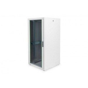32U network rack, Dynamic Basic 1590x800x800 mm, color grey (RAL 7035) with glass front door