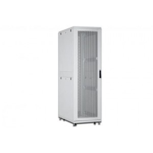 36U server rack, Unique, 1785x600x1000 mm steel front door w. plexi glass, grey (RAL 7035) color grey (RAL 7035)