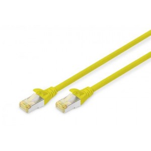 CAT 6A S-FTP patch cable, Cu, LSZH AWG 26/7, length 3 m, color yellow