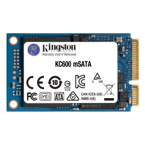 Kingston SSD 512G KC600 SATA3 mSATA  - SKC600MS/512G