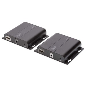 4K HDMI Extender Set over IP over network cable (CAT 5/5e/6/7), 4K2K/30Hz, black