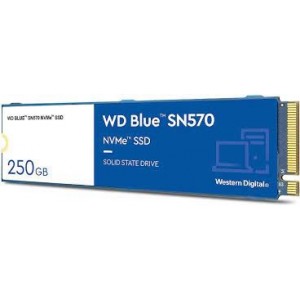 WD Blue SN570 NVMe SSD WDS250G3B0C - SSD - 250 GB - interna - M.2 2280 - PCIe 3.0 x4 (NVMe)