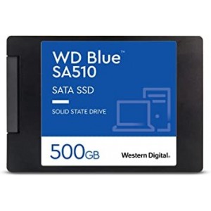 WD Blue SA510 WDS500G3B0A - SSD - 500 GB - interna - 2.5'' - SATA 6Gb/s - azul