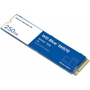 WD Blue SA510 WDS250G3B0B - SSD - 250 GB - interna - M.2 2280 - SATA 6Gb/s - azul