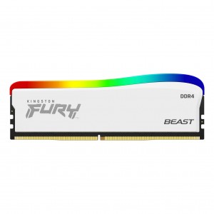 Kingston ValueRAM 16GB 3200MT/s DDR4 CL16 DIMM FURY Beast White RGB SE - KF432C16BWA/16