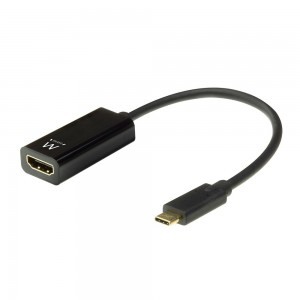 EWENT Conversor USB-C para HDMI fêmea 4K 30Hz - EW9823