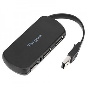 Targus 4 Port USB 2.0 Hub Black - ACH114EU