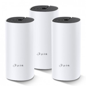 TP-Link DECOM4 Pack 3 - Composto por 3 unidades AC1200 Whole-Home Mesh Wi-Fi System, 867Mbps at 5GHz+300Mbps at 2.4GHz
