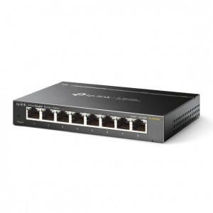 TP-Link 8-Port 10 100 1000Mbps Network Switch, Auto-Negotiation RJ45 ports supporting Auto-MDI MDIX - TL-SG108S