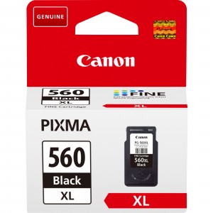 Canon PG-560XL - Black XL Ink Cartridge - 3712C001