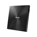 Asus SDRW-08U9M-U BLK G AS P2G - External DVD ultraslim 8X DVD Read Speed, 4x Write Speed, USB Type C + Type A cable