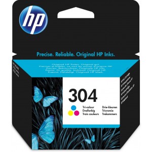 HP 304 Tri-color Ink Cartridge - N9K05AE-ABE