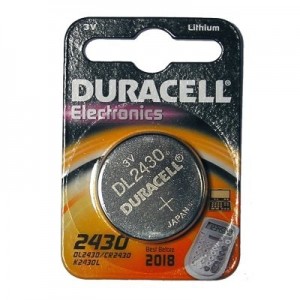 Battery General Lithium - Duracell 3V Coin Cell DL2430