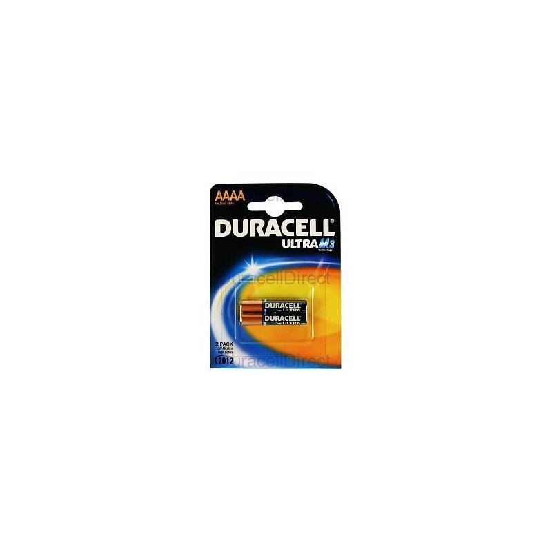 Battery General Alkaline - Duracell AAAA 2 Pack MX2500