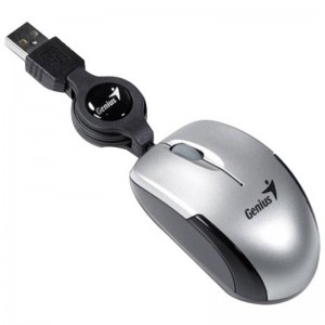 Genius Rato Micro Traveler USB Silver  - 31010125102