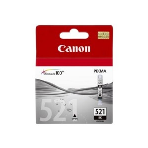 Canon CLI-521 BK - Black ink Cartridge BL com segurança - 2933B008