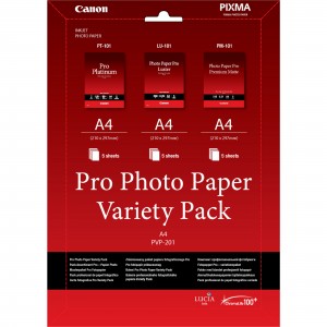 Canon Photo Paper Variety Pack PVP-201 PRO A4  - 6211B021