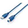Equip Cabo USB 3.0 - A B M M azul (1,8 m)  - 128292