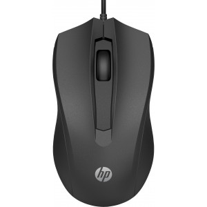 HP Wired Mouse 100 Black - 6VY96AA-ABB