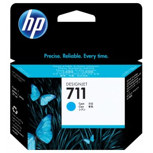 HP 711 29-ml Cyan Ink Cartridge - CZ130A