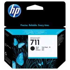 HP 711 80-ml Black Ink Cartridge - CZ133A
