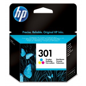 HP 301 Tri-color Ink Cartridge - CH562EE-ABE