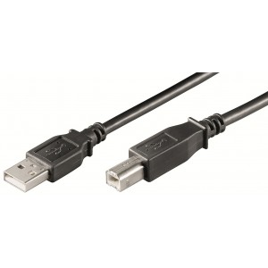 EWENT Cabo USB 2.0 ''A'' M  ''B'' M 3.0m - EC1005