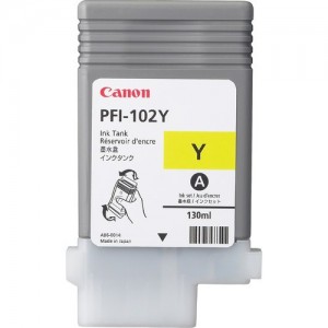 Canon Ink tank 130 ml (yellow) PFI-102Y - 0898B001
