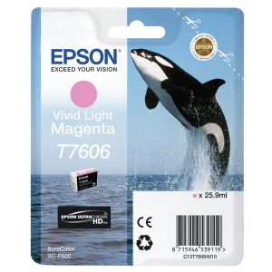 Epson Tinteiro Magenta Claro SC-P600 - C13T76064010