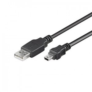 EWENT Cabo USB 2.0 ''A'' M  Mini ''B'' M 1.8m - EC1027