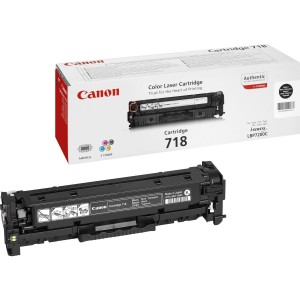 Canon 718 BK - Cartridge Preta para LBP7200Cdn - 2662B002AA
