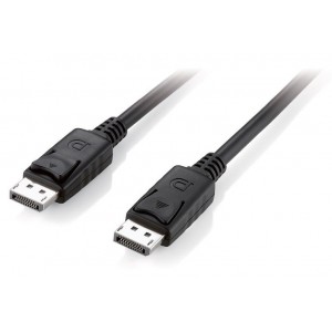 Equip Display Port Cable M M 1,0m, black, com latch - 119331