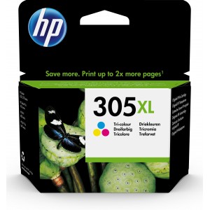 HP 305XL High Yield Tri-color Original Ink Cartridge - 3YM63AE
