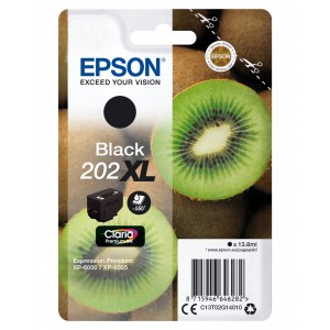Epson Singlepack Black 202XL Claria Premium Ink - C13T02G14020