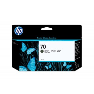 HP 70 130 ml Matte Black Ink Cartridge with Vivera Ink - C9448A