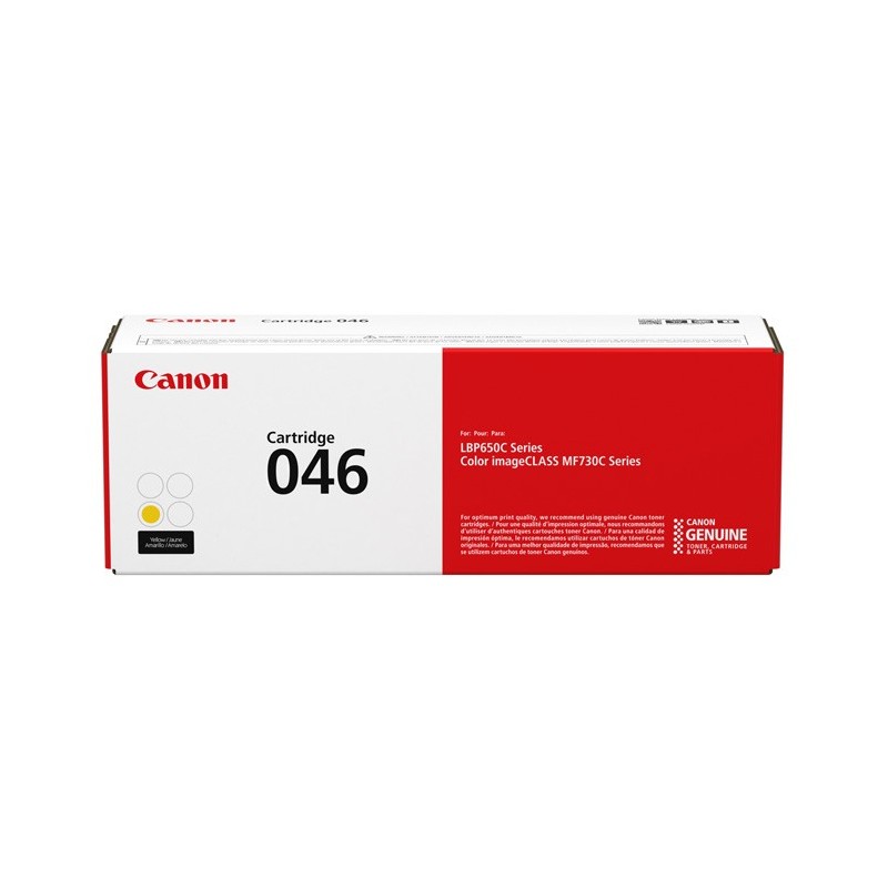 Canon 046 Y - Cartridge para Série LBP650, 2.300 pág. - 1247C002