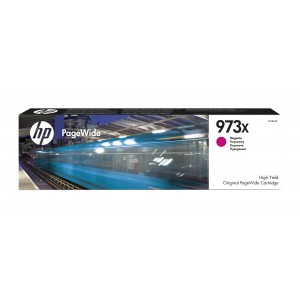 HP 973X High Yield Magenta Original PageWide Cartridge - F6T82AE