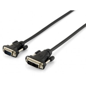 Equip VGA DVI Adapter Cable DVI Analogue to VGA, 1,80m M M - 118943
