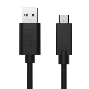 EWENT Cabo USB 3.1 Gen1 5Gbps 3A, USB-C M-A M, preto, 1 metro - EC1042