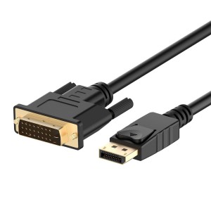 EWENT Cabo Adaptador DisplayPort para DVI-D (24+1) 1.2, gold-plated, 1.8m - EC1441