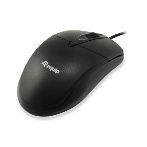 Equip Optical Desktop Mouse - ergonomic design, the mouse can be used for both right and left handed users - 245102