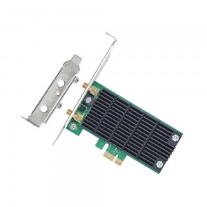 TP-LINK AC1200 Wi-Fi PCI Express Adapter, 867Mbps at 5GHz + 300Mbps at 2.4GHz, Beamforming - ArcherT4E