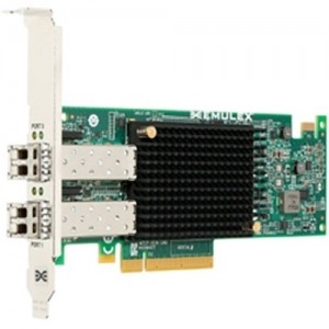 Emulex LPe31002 Gen 6 (16Gb), dual-port HBA - Adaptador de bus de host - PCIe 3.0 x8 - 16Gb Fibre Channel x 2