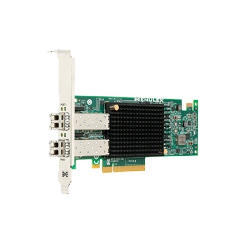 Emulex LPe31002 Gen 6 (16Gb), dual-port HBA - Adaptador de bus de host - PCIe 3.0 x8 - 16Gb Fibre Channel x 2
