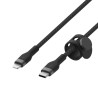 Belkin BOOST CHARGE - Cabo Lightning - 24 pin USB-C macho para Lightning macho - 3 m - preto