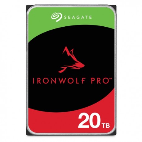 Seagate IronWolf Pro ST20000NT001 - Disco rígido - 20 TB - interna - 3.5'' - SATA 6Gb s - 7200 rpm - buffer 256 MB