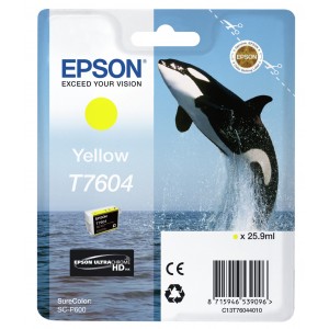 Epson Tinteiro Amarillo SC-P600 - C13T76044010