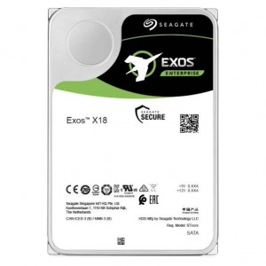 Seagate Exos X18 ST18000NM005J - Disco rígido - encriptado - 18 TB - interna - SAS 12Gb s - 7200 rpm - buffer 256 MB