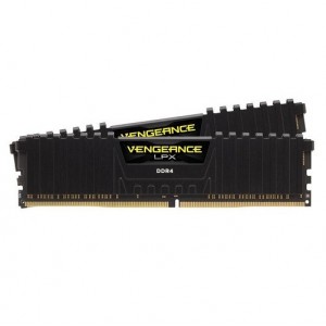 Corsair DDR4, 3000MHZ 16GB 2 X 288 DIMM, Vengeance LPX BLACK HEAT SPREADER, 1.35V - CMK16GX4M2B3000C15